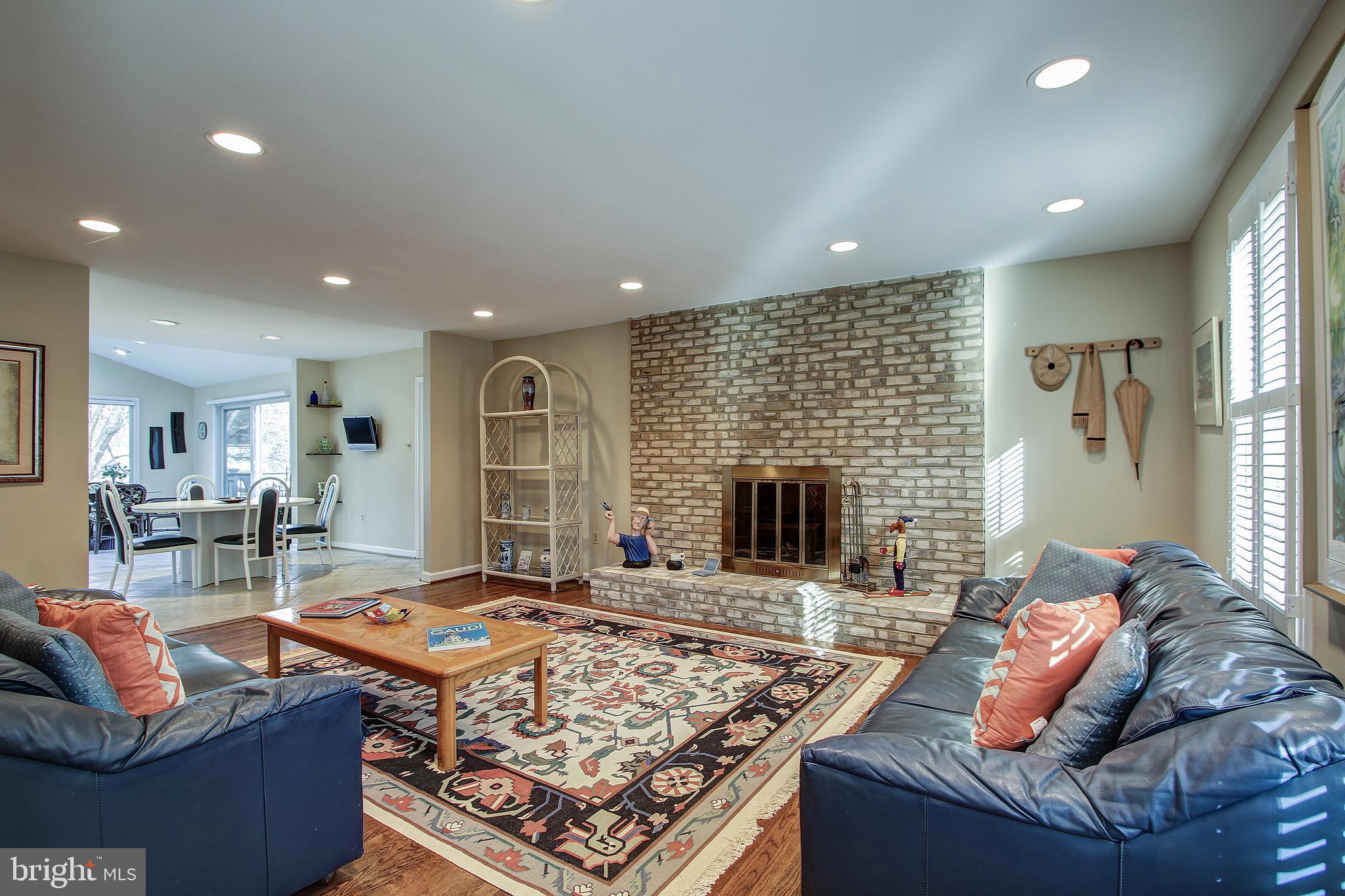 1527 Blue Meadow Road Potomac, MD 20854 - Photo 16 of 35 Family Room with Fireplace