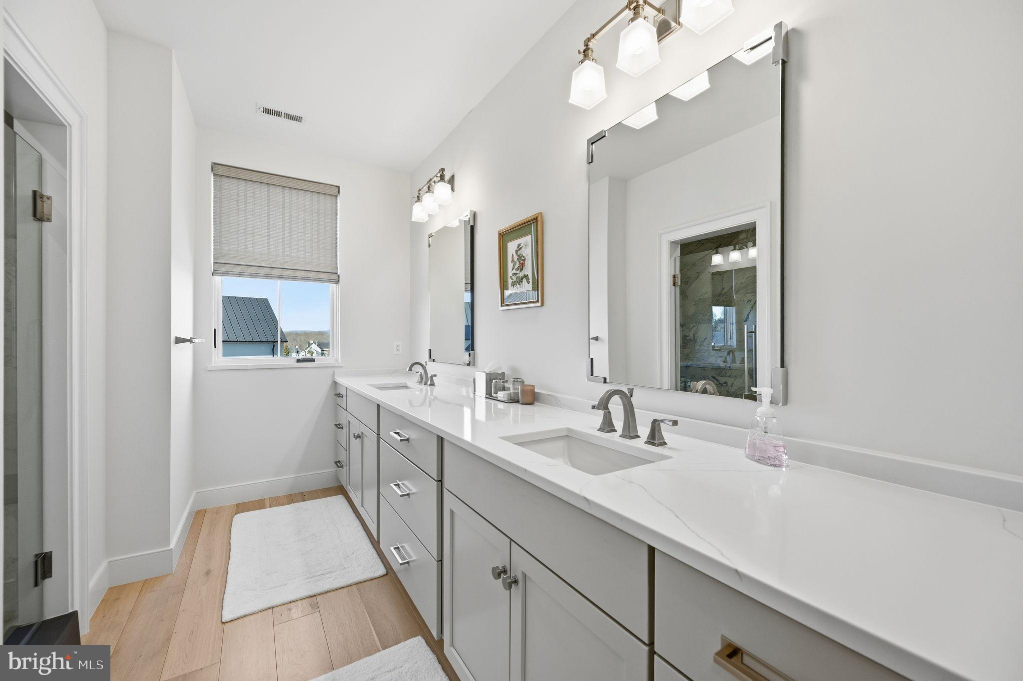 604 Martingale Ridge Drive Middleburg, VA 20117 - Photo 25 of 53 Guest bath large, sleek and lightfilled.