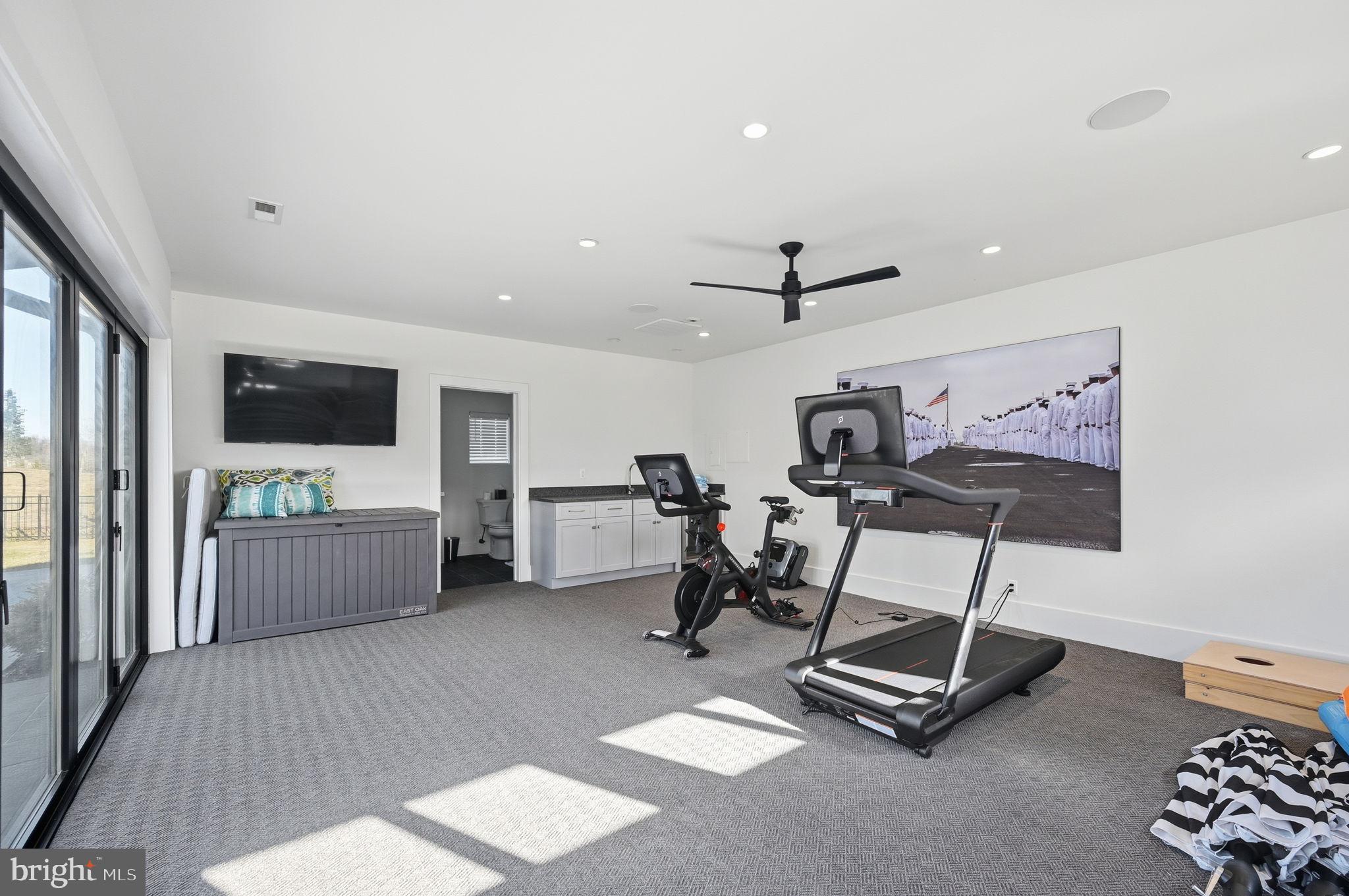 604 Martingale Ridge Drive Middleburg, VA 20117 - Photo 50 of 53 Garage space is now fitness room, private bath