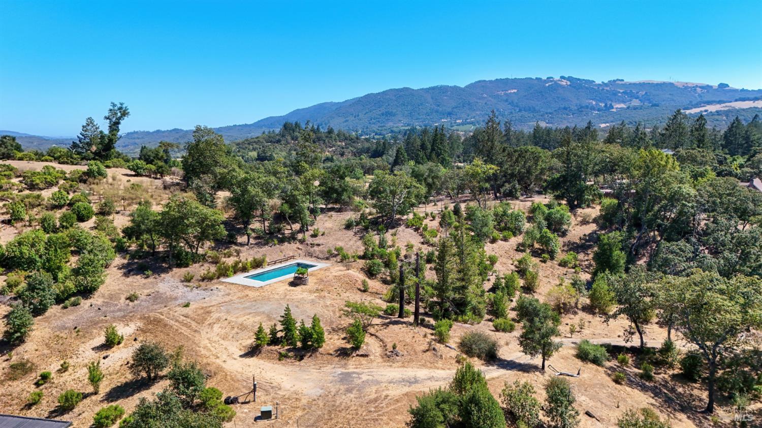 2050 Schultz Road Kenwood, CA 95452 - Photo 6 of 10 Photo digitally altered to repair part of pool surround