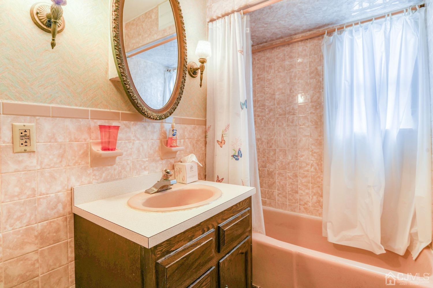 22 Parkerson Road Edison, NJ 08817 - Photo 18 of 29 a bathroom with a sink vanity mirror and a bathtub