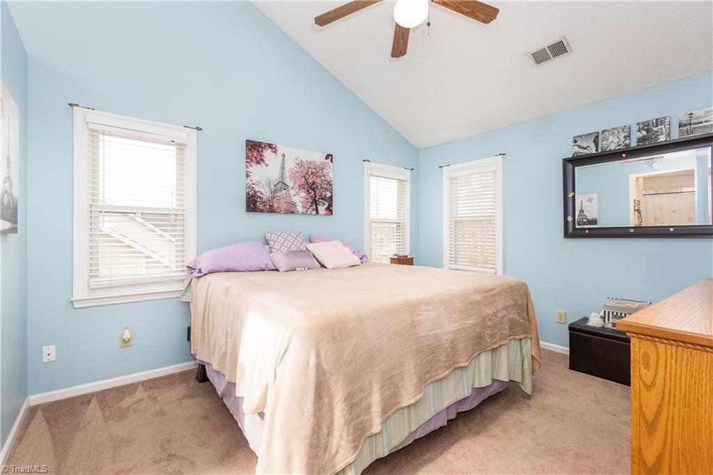 3254 Timberwolf Avenue High Point, NC 27265 - Photo 21 of 29 Primary Bedroom, Cathedral ceiling
