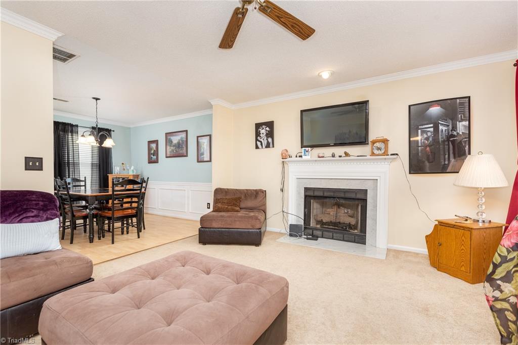 3254 Timberwolf Avenue High Point, NC 27265 - Photo 9 of 29 Great room with Gas Fireplace