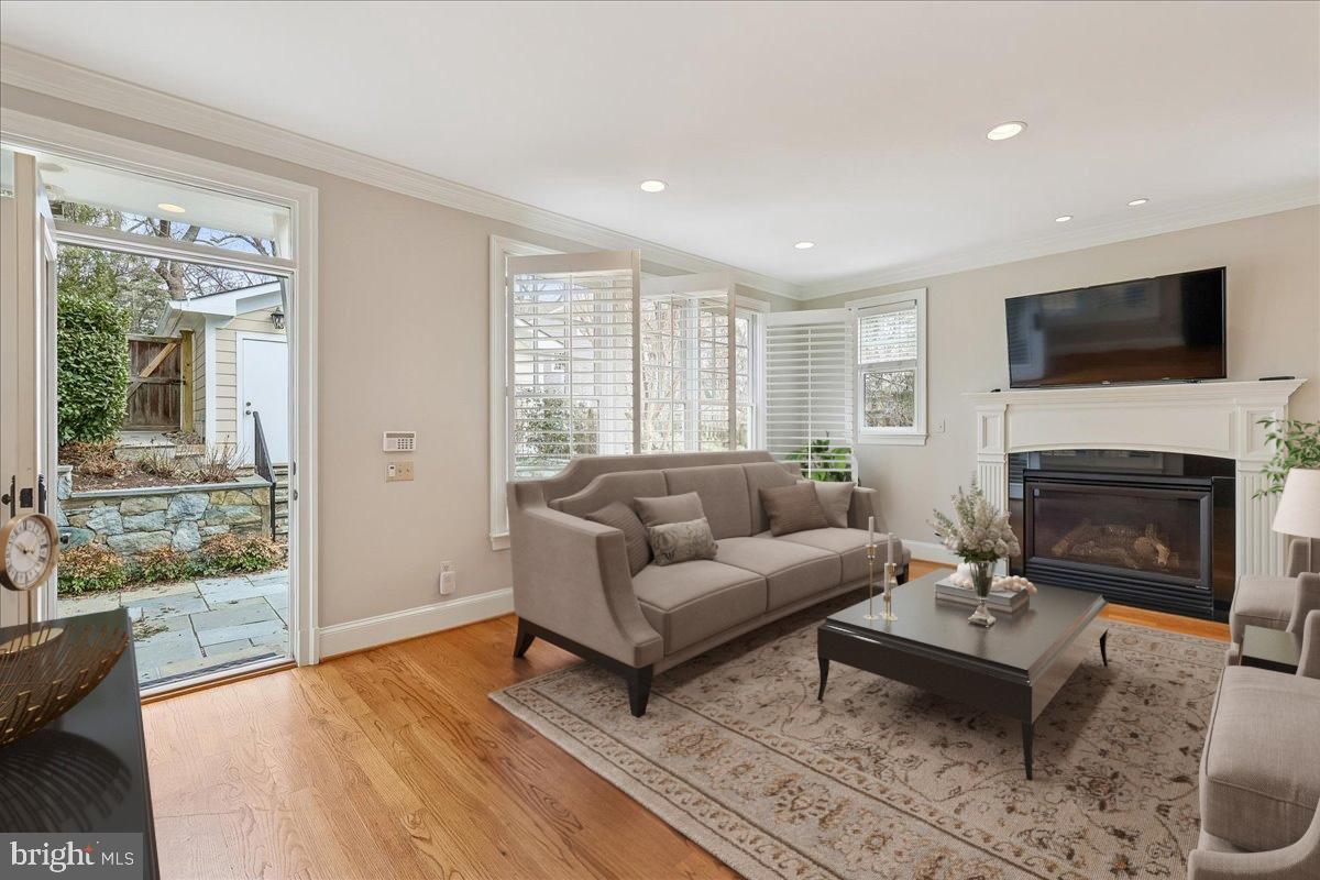 5601 Broad Branch Road Northwest Washington, DC 20015 - Photo 25 of 56 Family Room (Virtually Staged)