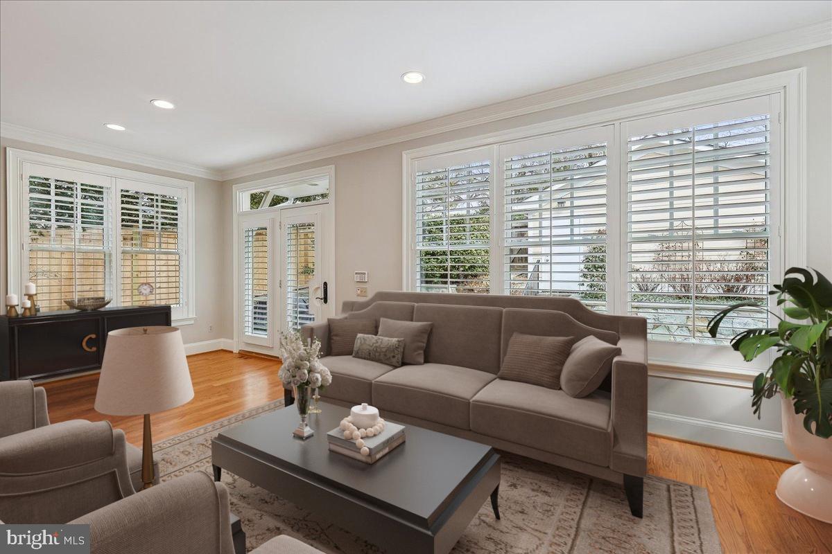 5601 Broad Branch Road Northwest Washington, DC 20015 - Photo 26 of 56 Family Room (Virtually Staged)