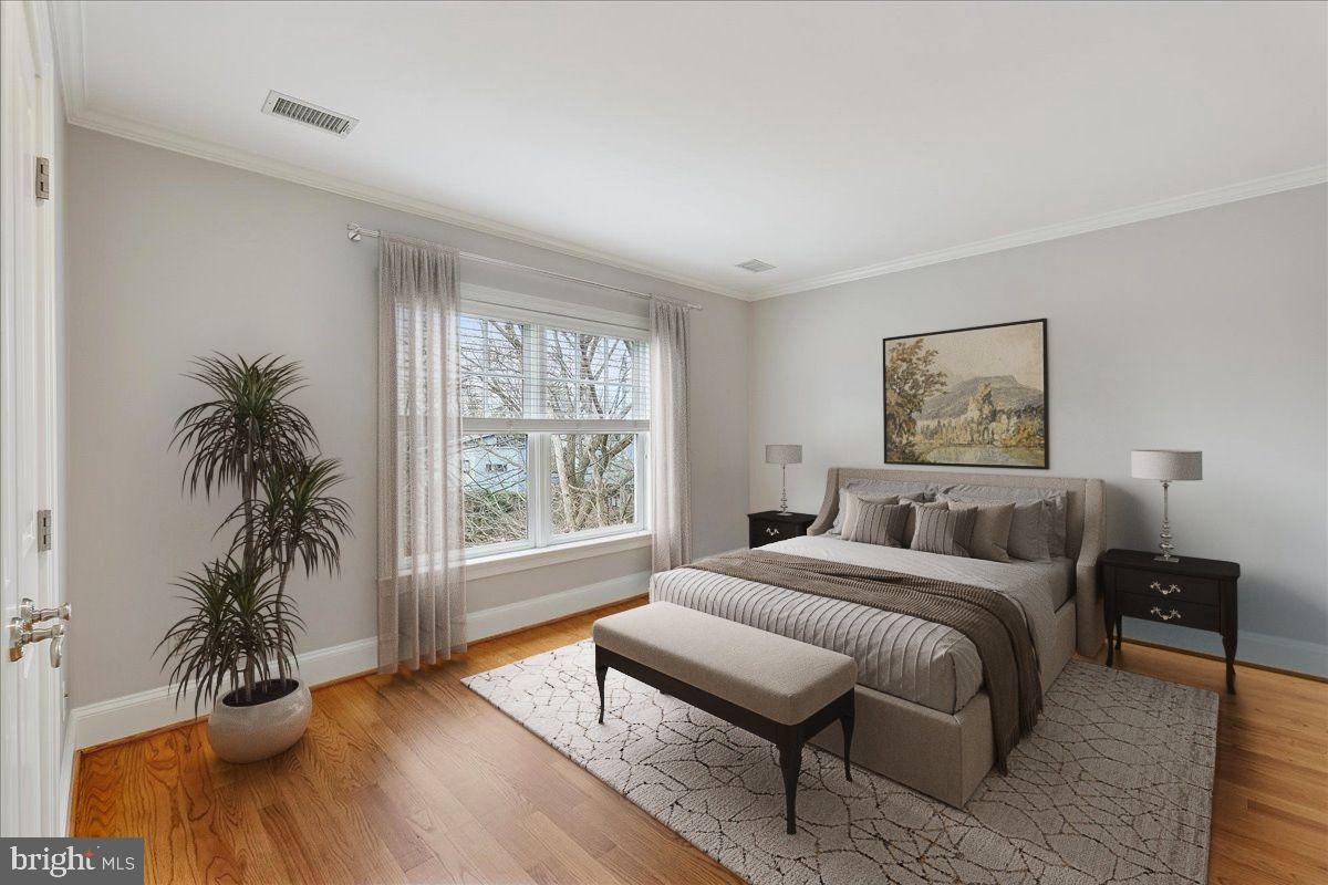 5601 Broad Branch Road Northwest Washington, DC 20015 - Photo 42 of 56 Bedroom 3 - 2nd Level (Virtually Staged)