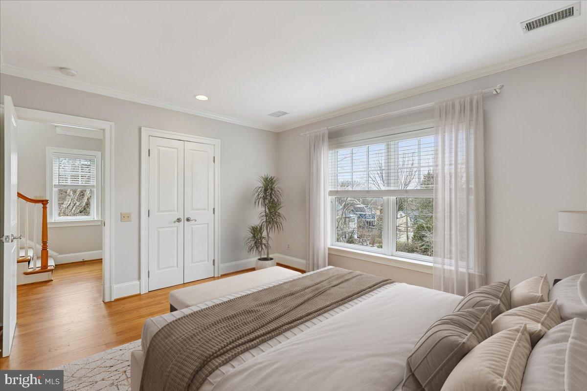 5601 Broad Branch Road Northwest Washington, DC 20015 - Photo 43 of 56 Bedroom 3 - 2nd Level (Virtually Staged)