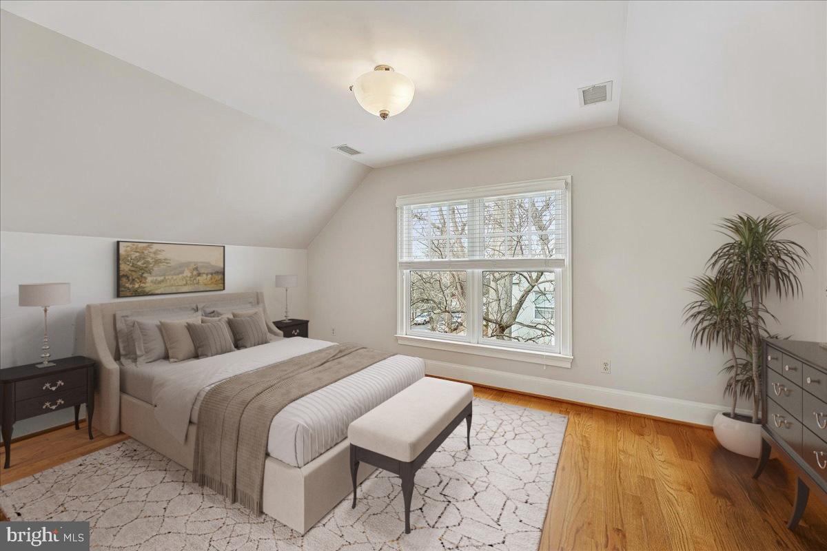 5601 Broad Branch Road Northwest Washington, DC 20015 - Photo 47 of 56 Bedroom 4 - 3rd Level (Virtually Staged)