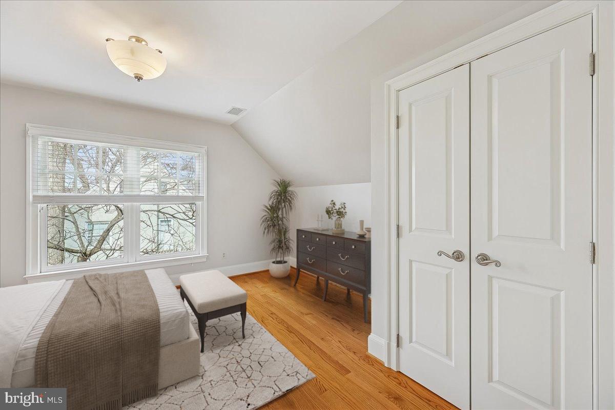 5601 Broad Branch Road Northwest Washington, DC 20015 - Photo 49 of 56 Bedroom 4 - 3rd Level (Virtually Staged)