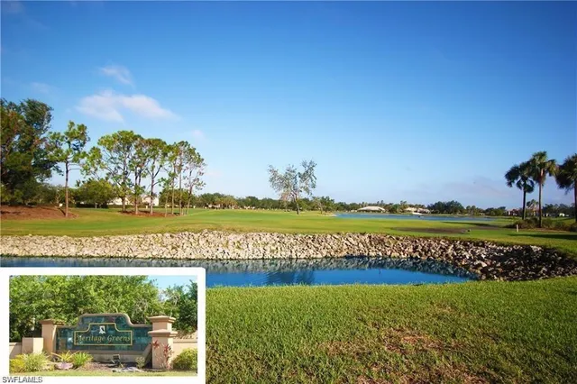 a view of a lake with a beach