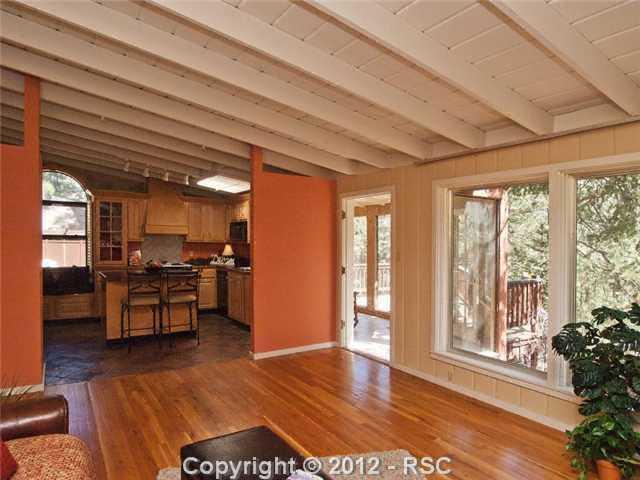 4935 Dodd Road Cascade, CO 80809 - Photo 6 of 16 View of kitchen from livingroom