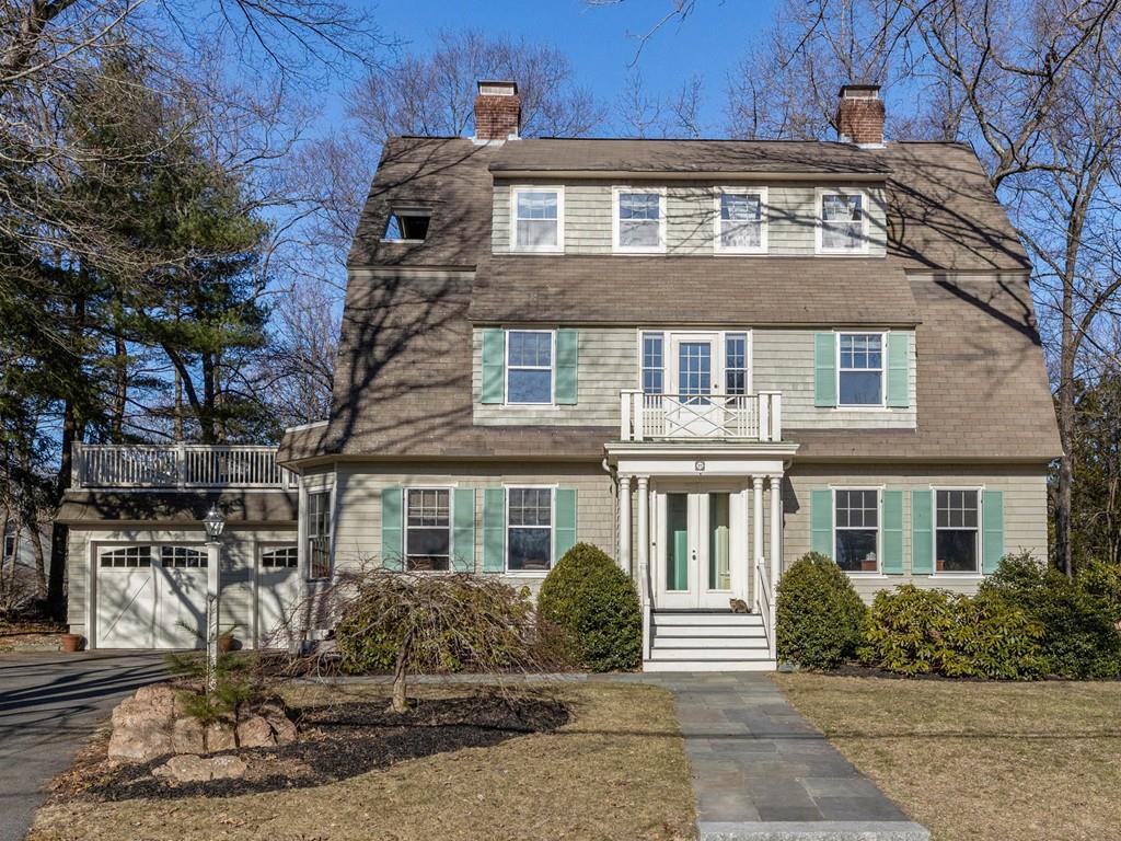 22 Cushing Road Wellesley, MA 02481 - Photo 1 of 28 a front view of a house