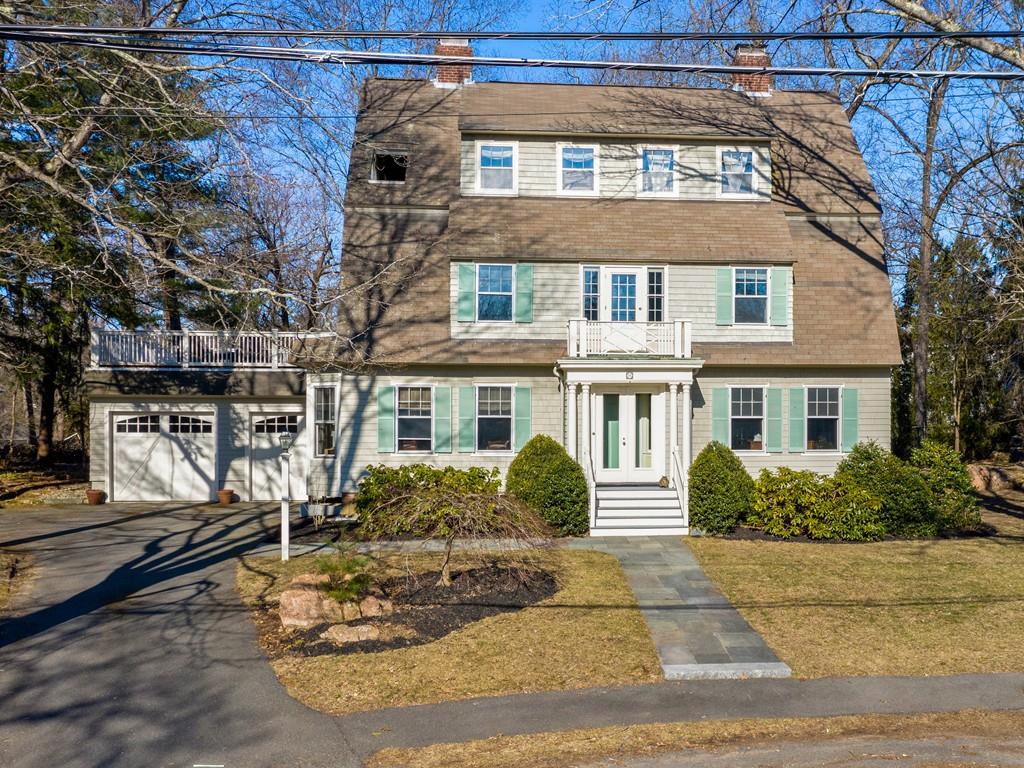 22 Cushing Road Wellesley, MA 02481 - Photo 9 of 28 a front view of a house