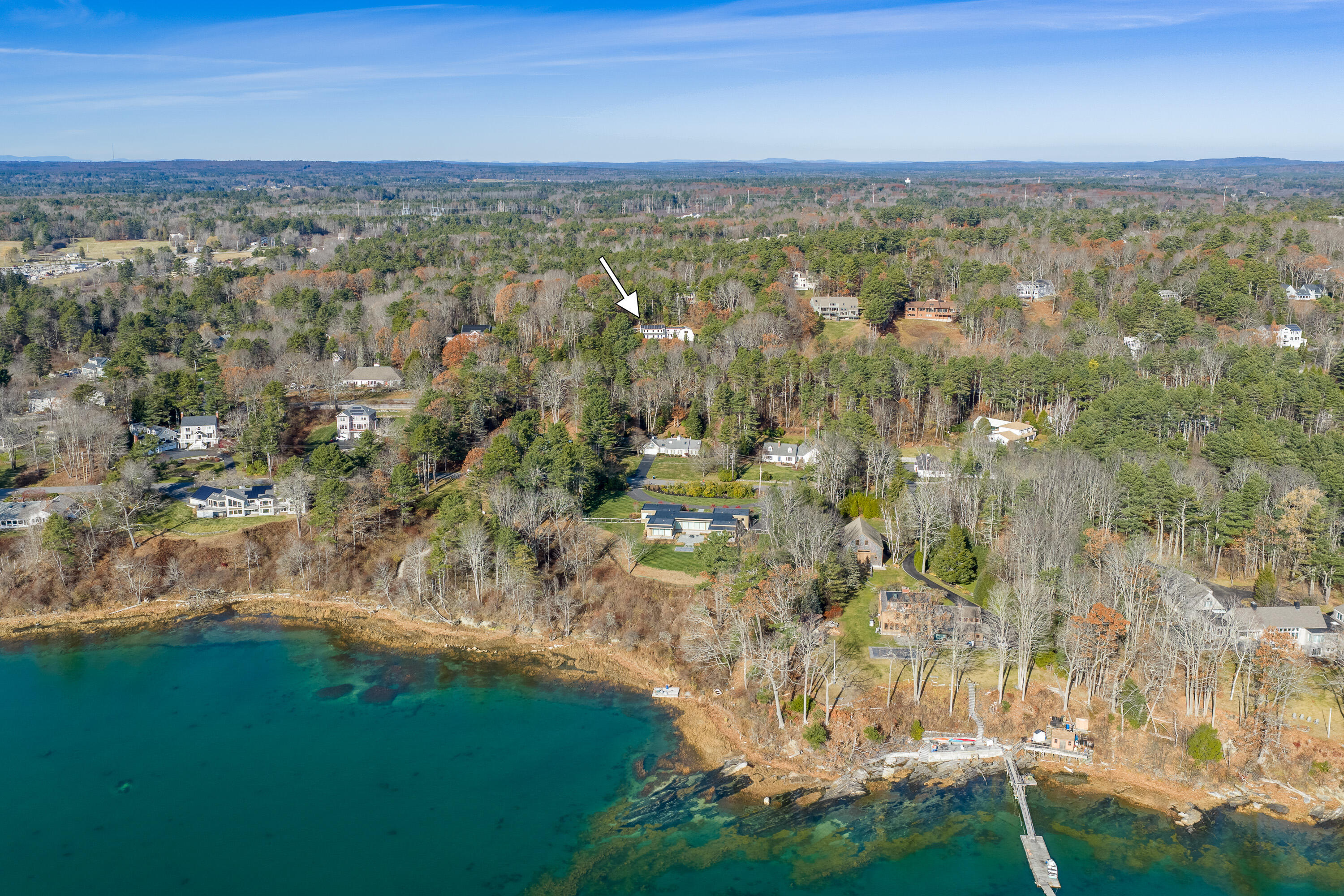 258 Foreside Road Cumberland, ME 04110 - Photo 81 of 83 Aerial View