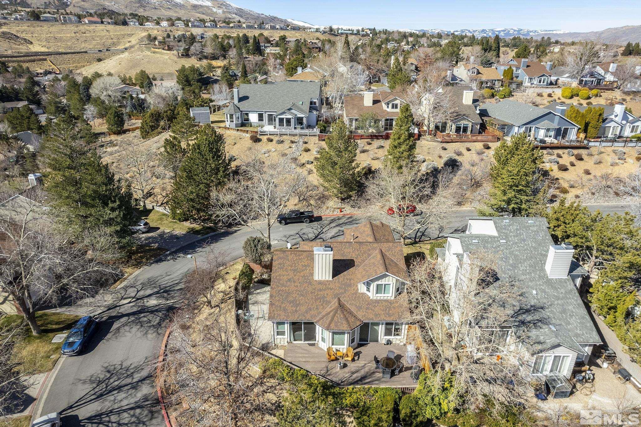2390 High Terrace Drive Reno, NV 89509 - Photo 31 of 36 an aerial view of residential houses with outdoor space