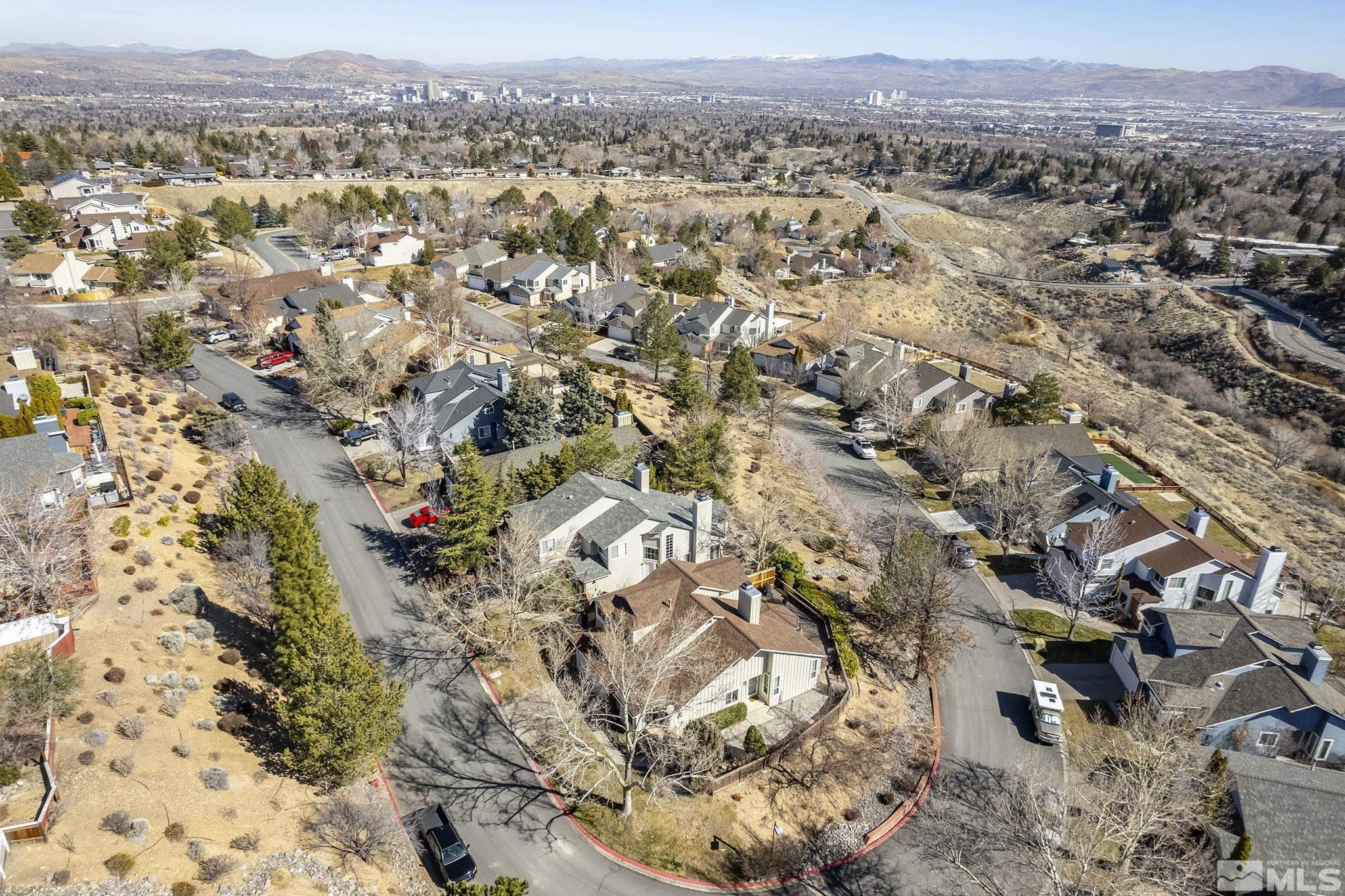 2390 High Terrace Drive Reno, NV 89509 - Photo 33 of 36 an aerial view of a