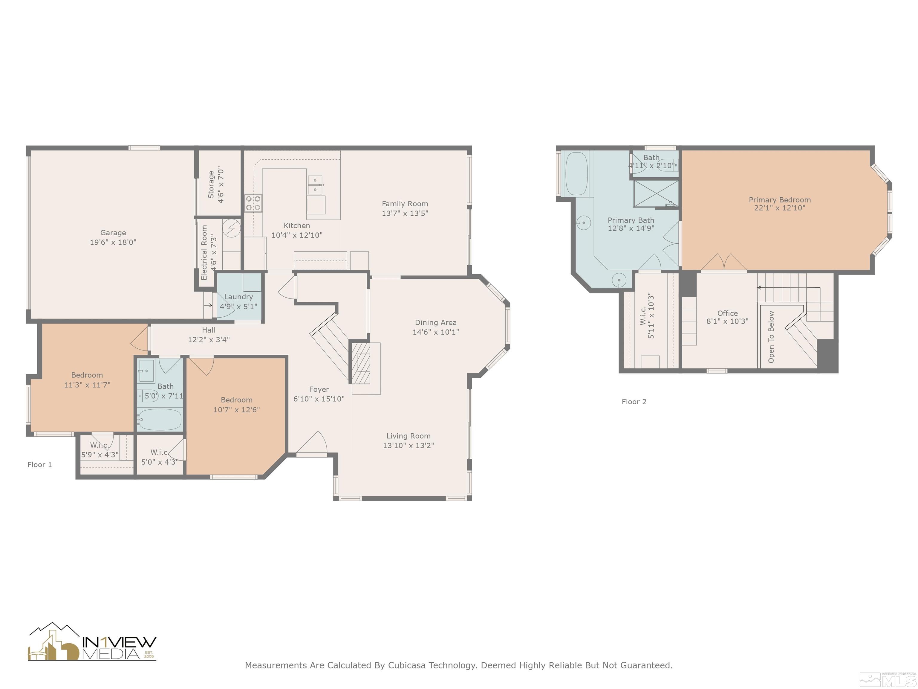 2390 High Terrace Drive Reno, NV 89509 - Photo 34 of 36 a picture of a floor plan