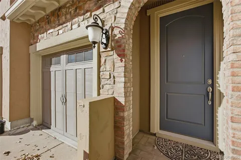 a view of a door and a door