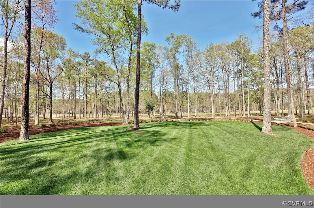 2601 Kentford Road Midlothian, VA 23113 - Photo 30 of 35 a view of swimming pool with outdoor seating and trees in the background