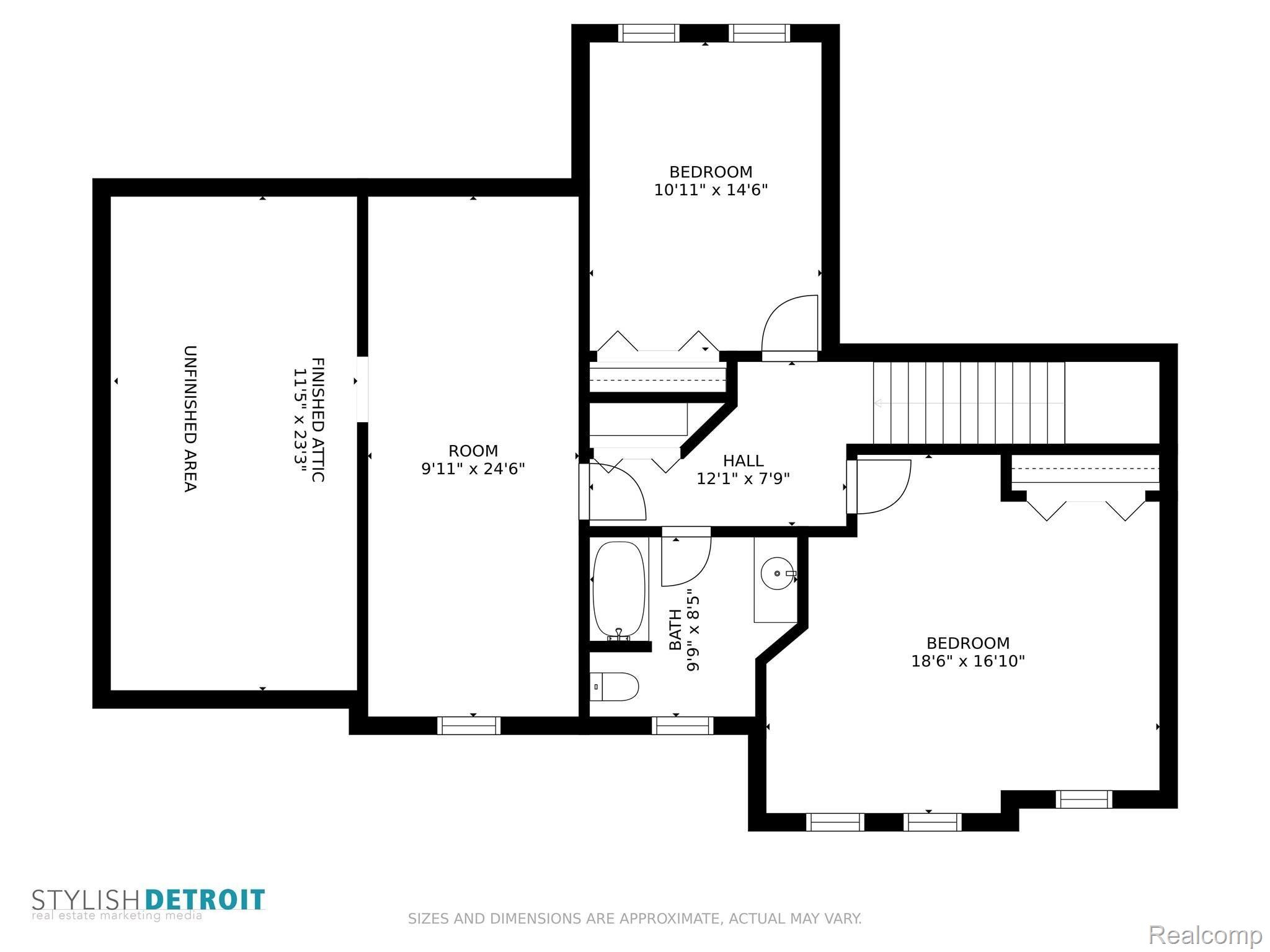 5490 Blood Road Metamora, MI 48455 - Photo 38 of 39 2nd Floor Layout - 5490 Blood Road, Metamora Twp., MI 48455