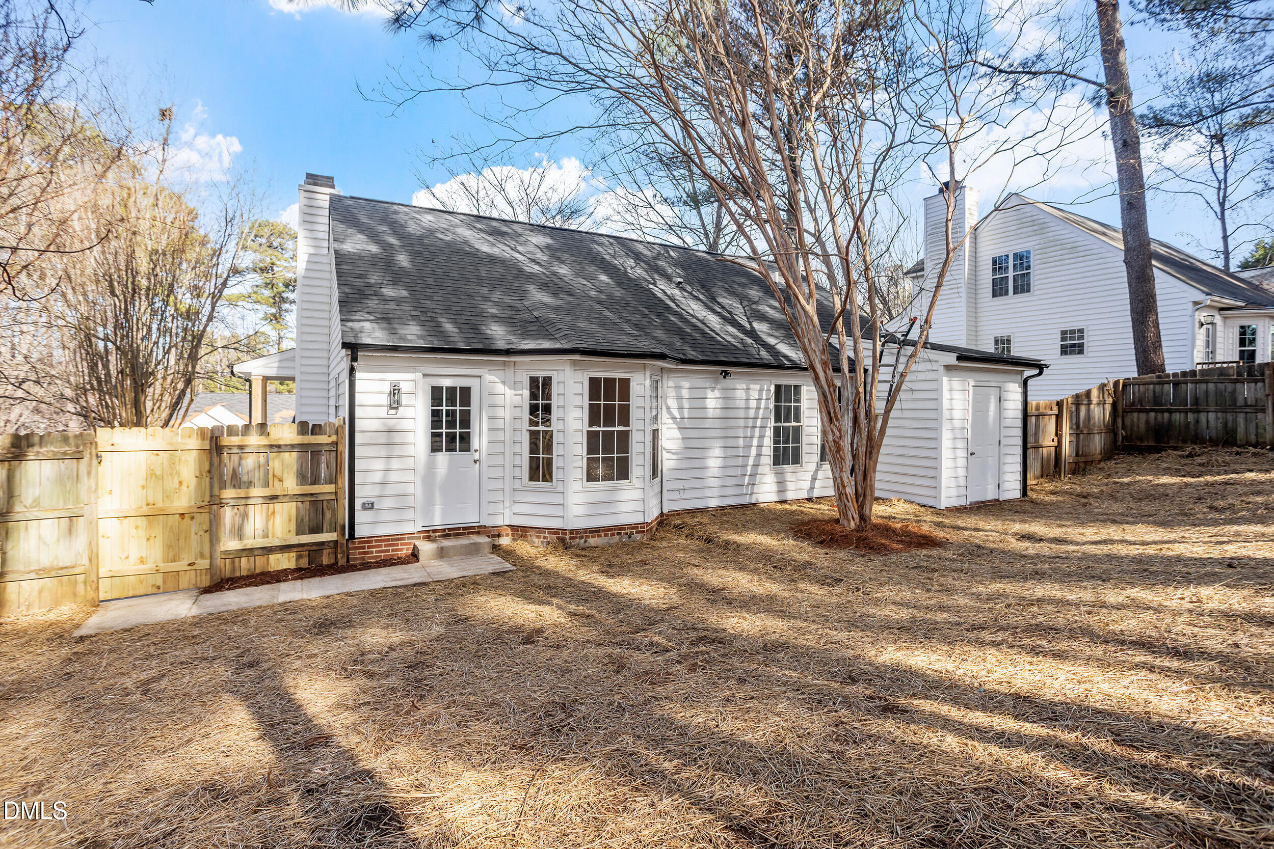 247 Tillamook Drive Wake Forest, NC 27587 - Photo 26 of 30 a view of a house with a snow in the yard