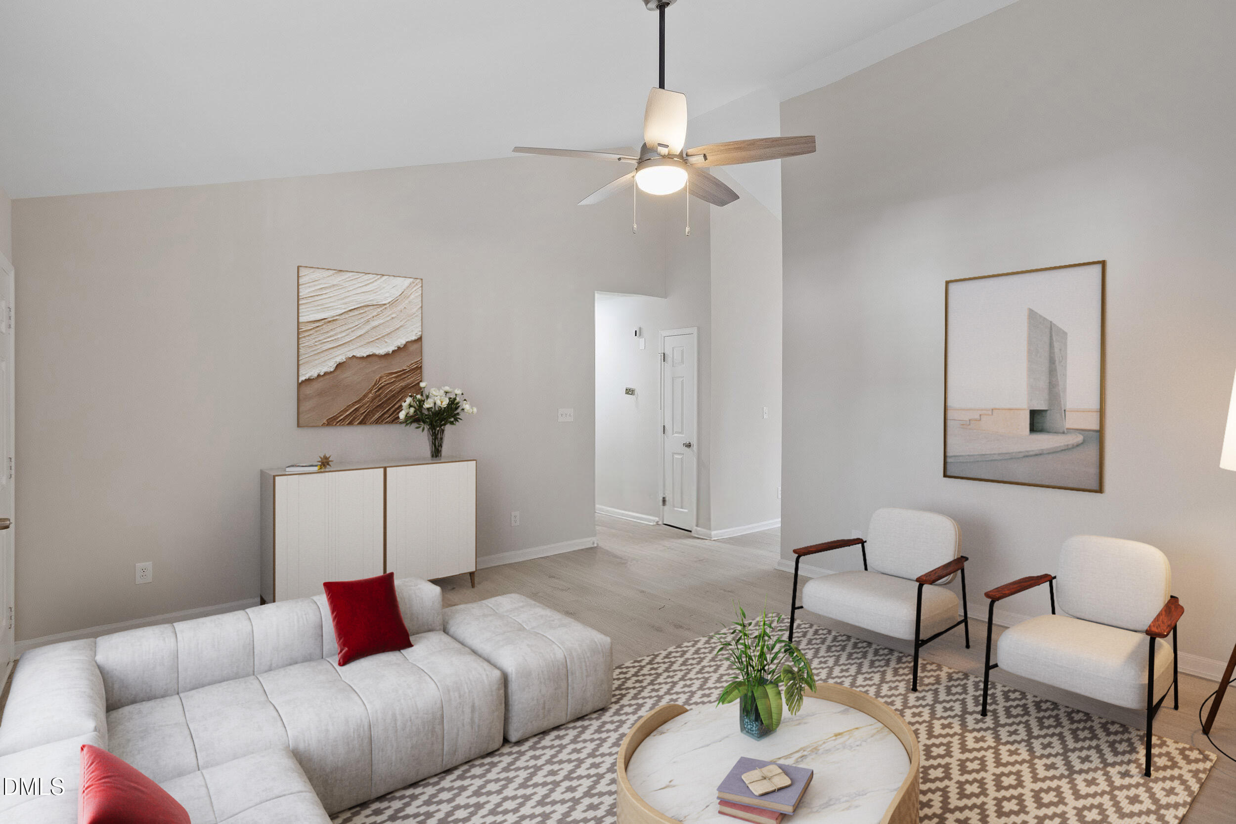 247 Tillamook Drive Wake Forest, NC 27587 - Photo 5 of 30 a living room with furniture and a rug