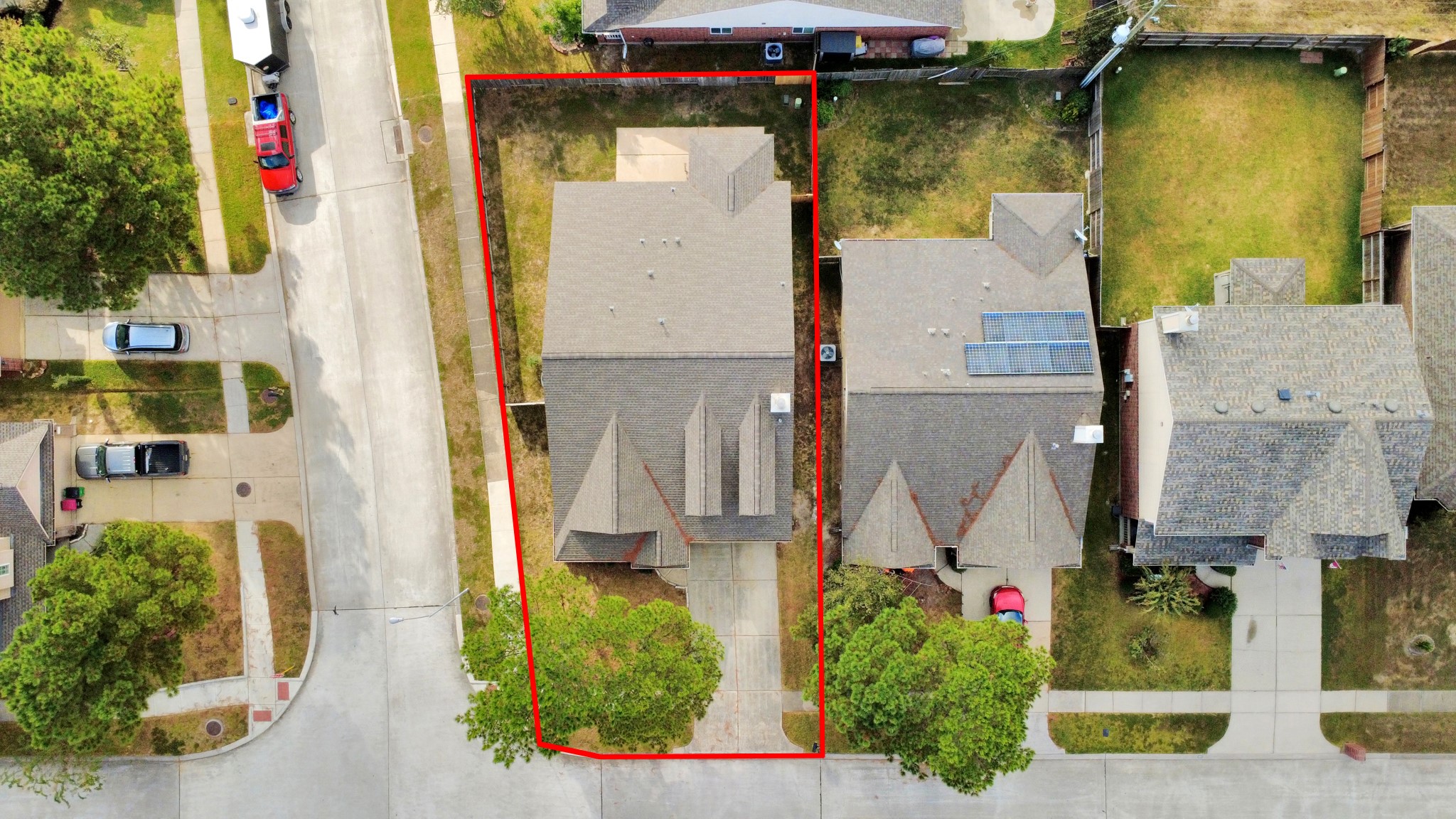 3122 Pathfinders Pass Spring, TX 77373 - Photo 22 of 23 aerial view of a house with swimming pool