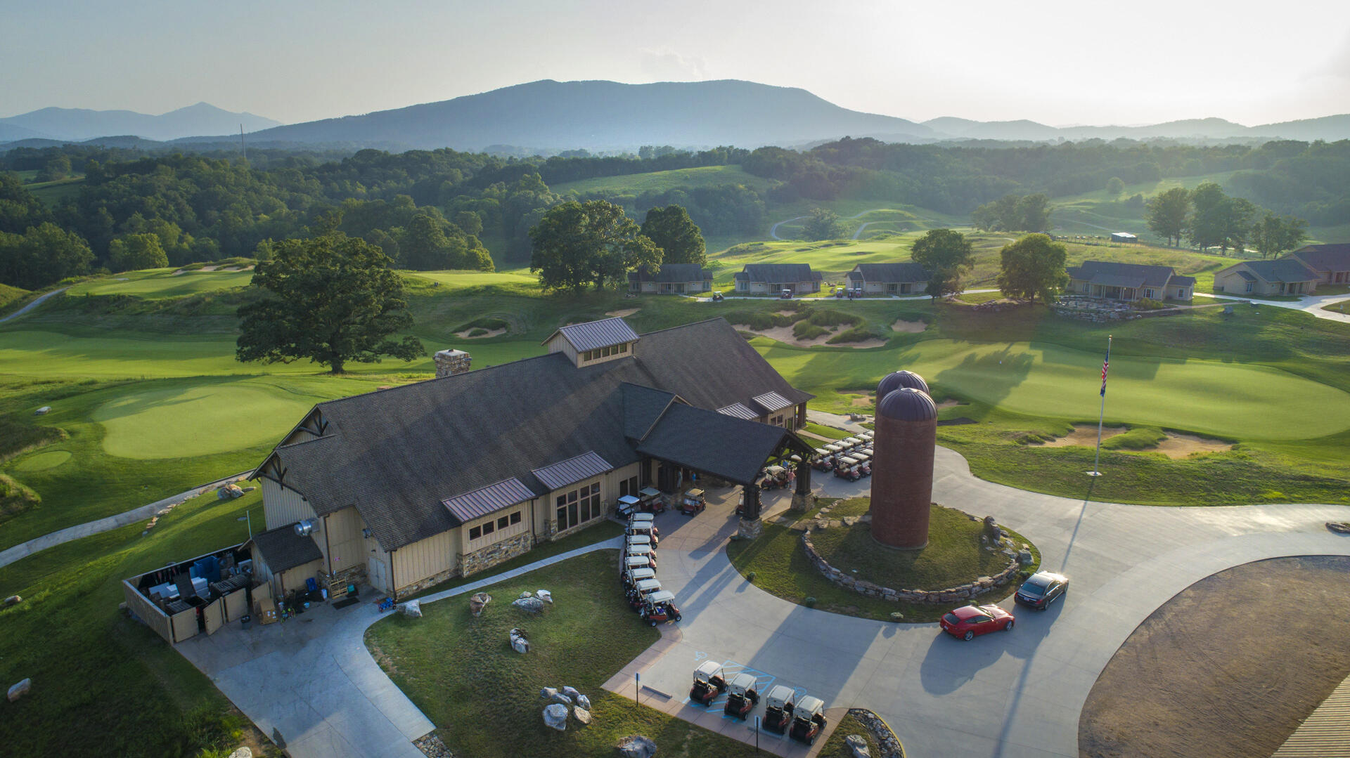3764 Ballyhack Trail Roanoke, VA 24014 - Photo 58 of 61 an aerial view of a house with a garden and lake view