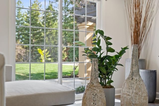 a view of a road with a building in the background