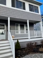 a view of a brick building