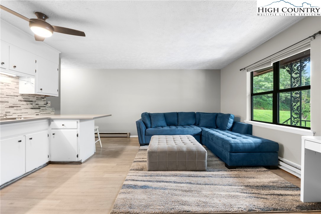 1469 West King Street, Unit 201 Boone, NC 28607 - Photo 7 of 19 a living room with furniture and windows