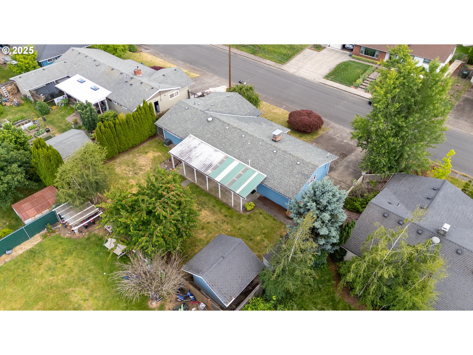 1897 Chelan Street Northeast Keizer, OR 97303 - Photo 34 of 39 an aerial view of a house