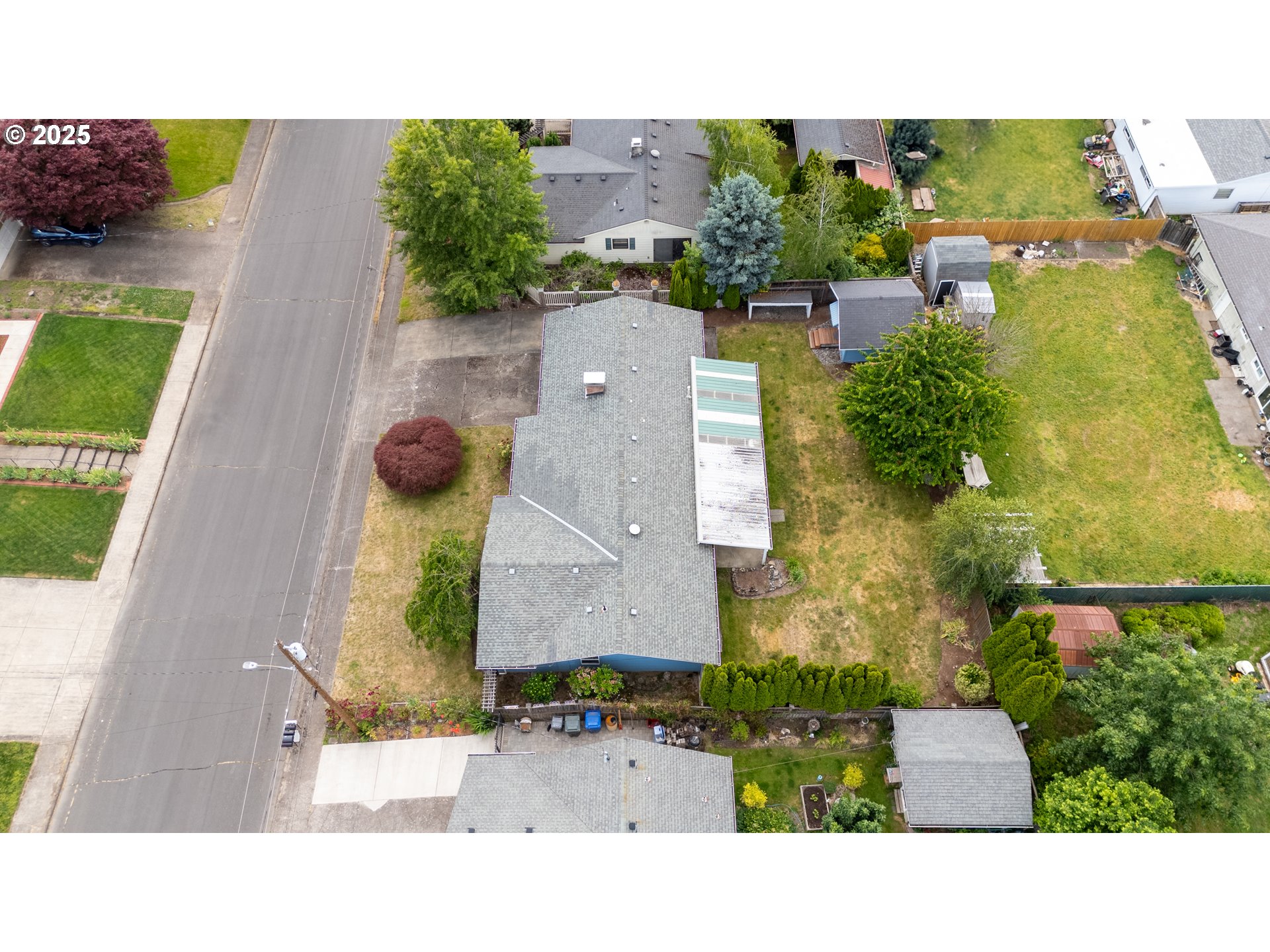 1897 Chelan Street Northeast Keizer, OR 97303 - Photo 35 of 39 an aerial view of a house