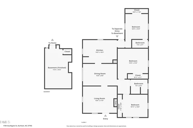 $384,000 | 1704 Southgate Street, Durham, NC 27703