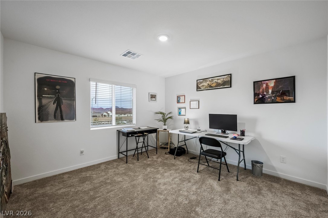 175 Hazel Heights Henderson, NV 89011 - Photo 25 of 55 Office featuring baseboards and light colored carpet