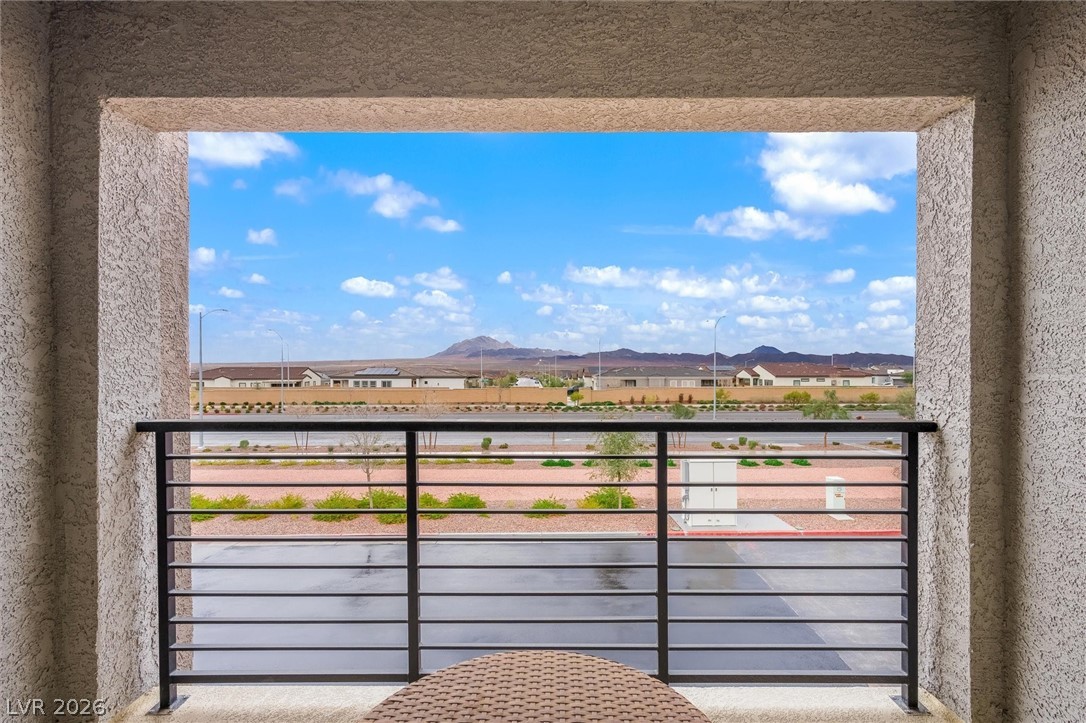 175 Hazel Heights Henderson, NV 89011 - Photo 33 of 55 Balcony with a residential view and a mountain view