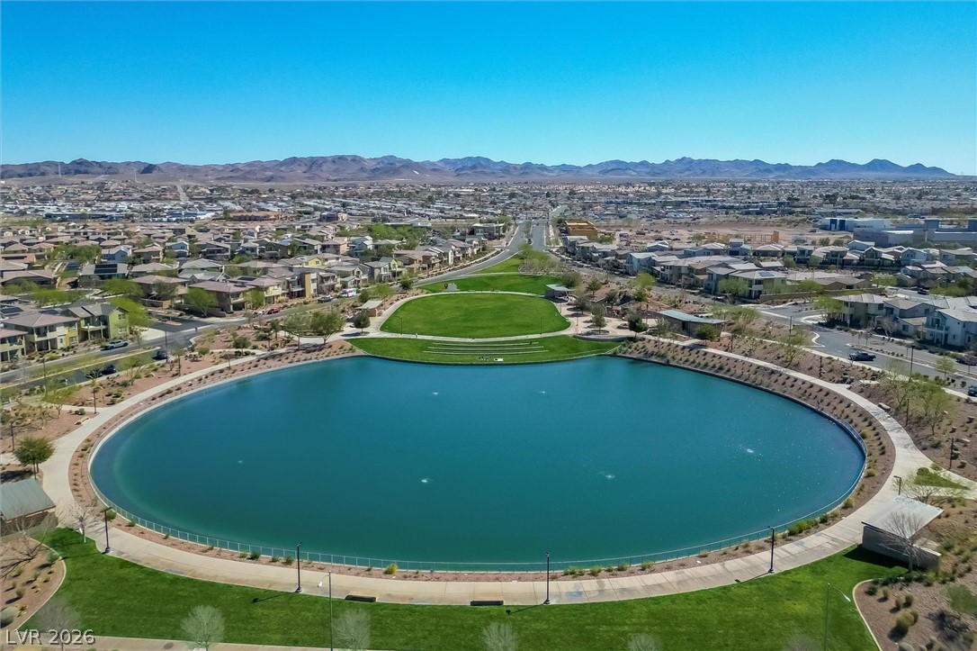 175 Hazel Heights Henderson, NV 89011 - Photo 43 of 55 Aerial perspective of suburban area with a water and mountain view