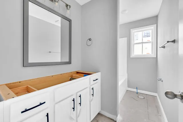 a room with storage and utility