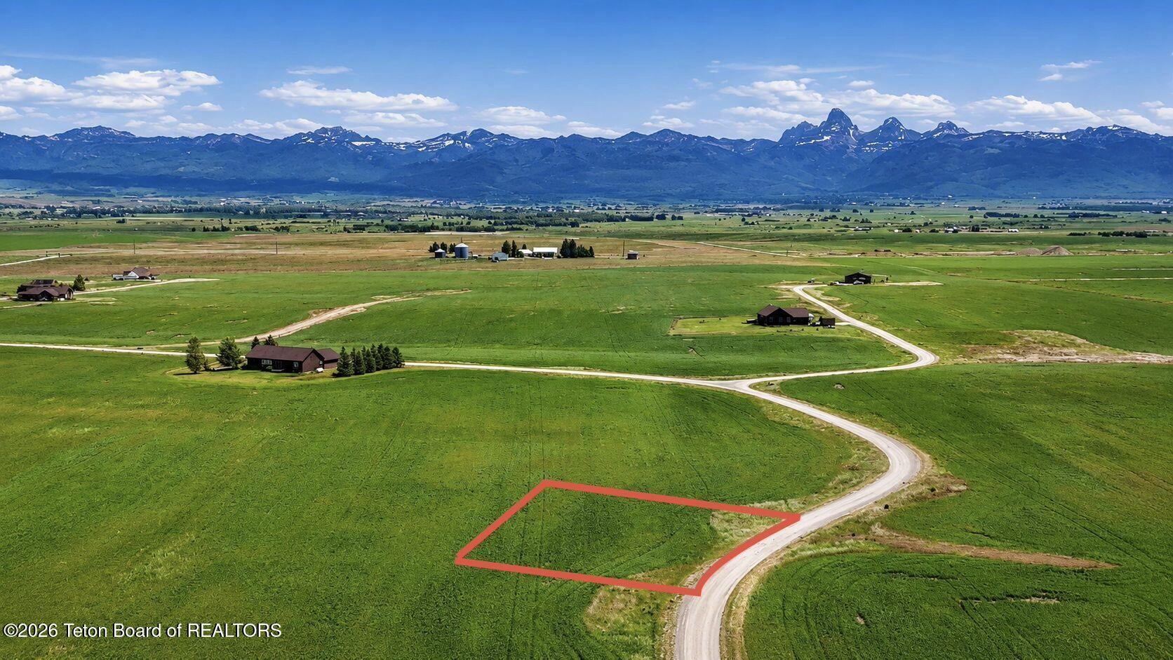 8894 West Ridge Road Tetonia, ID 83452 - Photo 3 of 11 Teton View with lot boundry