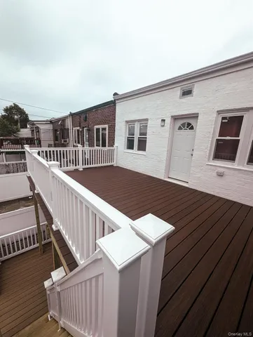 a view of balcony and deck