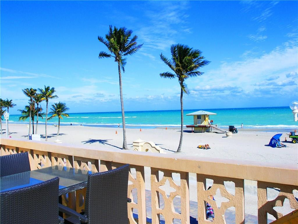 1910 North Surf Road, Unit 7 Hollywood, FL 33019 - Photo 2 of 17 a view of balcony with a potted plant