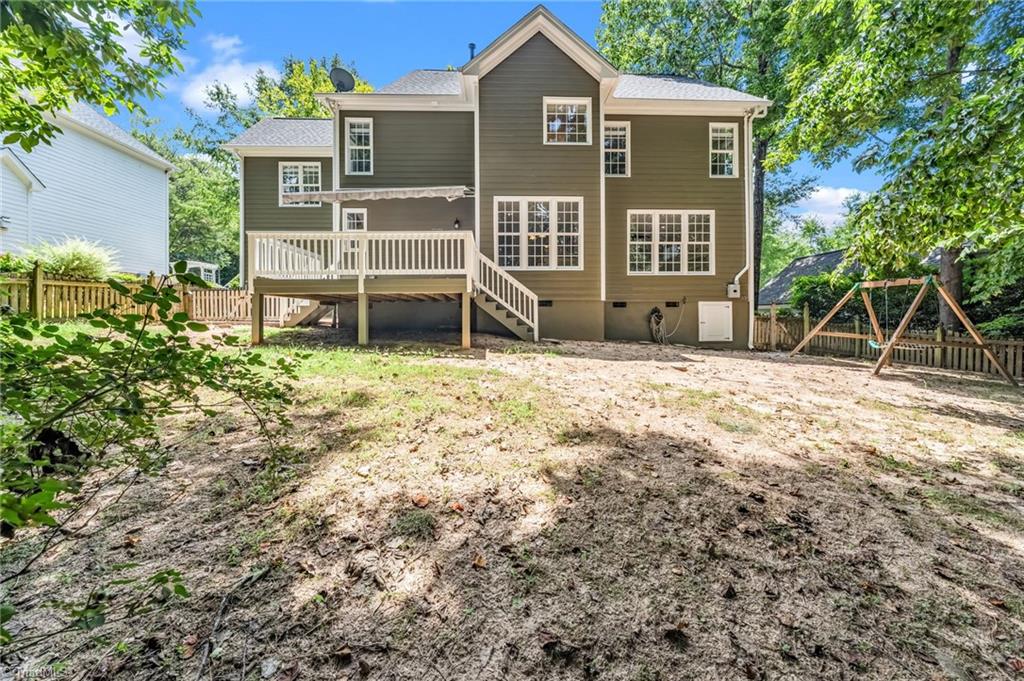 1041 Barnford Mill Road Wake Forest, NC 27587 - Photo 34 of 41 fenced in back yard