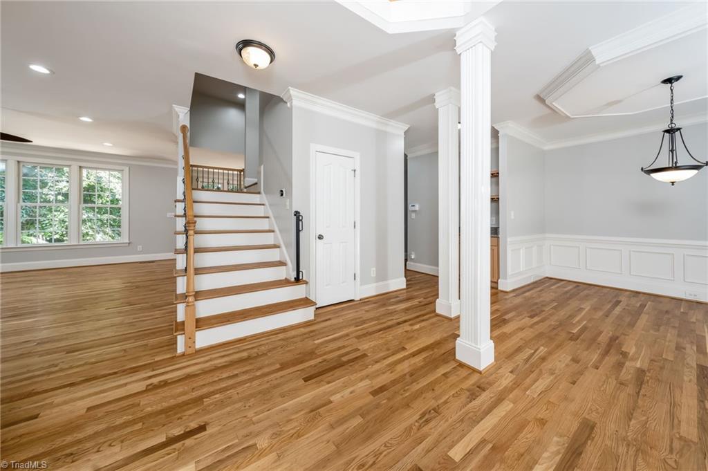 1041 Barnford Mill Road Wake Forest, NC 27587 - Photo 41 of 41 Open floor plan with heavy moldings