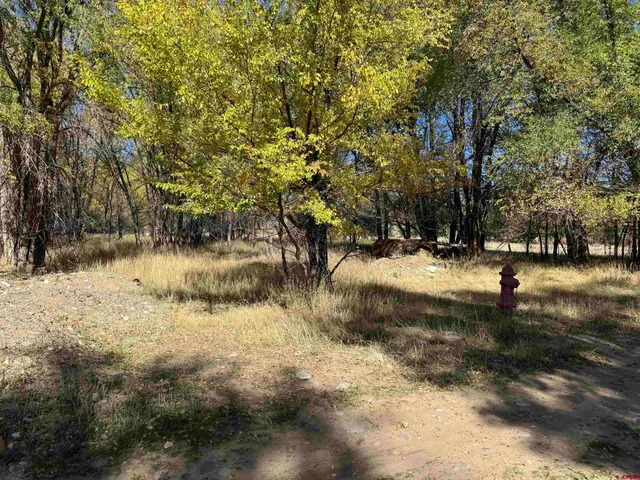 a view of snow on a street