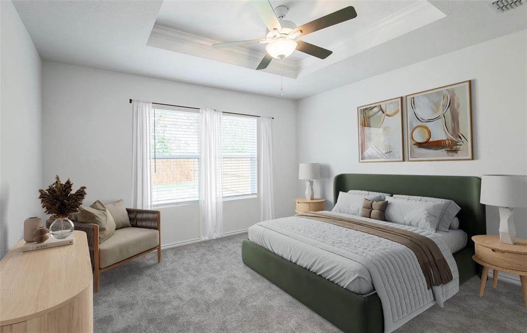 14123 Marion Downs Trail Pilot Point, TX 76258 - Photo 7 of 9 Spacious owner's suite with private bath *Model Representation*