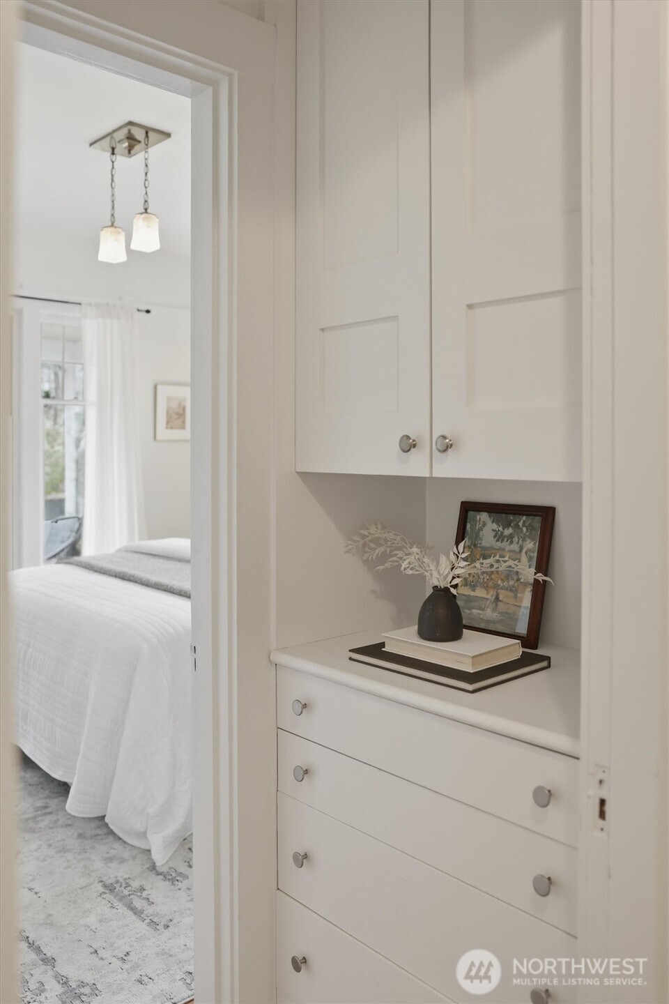 715 North 48th Street Seattle, WA 98103 - Photo 8 of 37 a bathroom with a sink and mirror