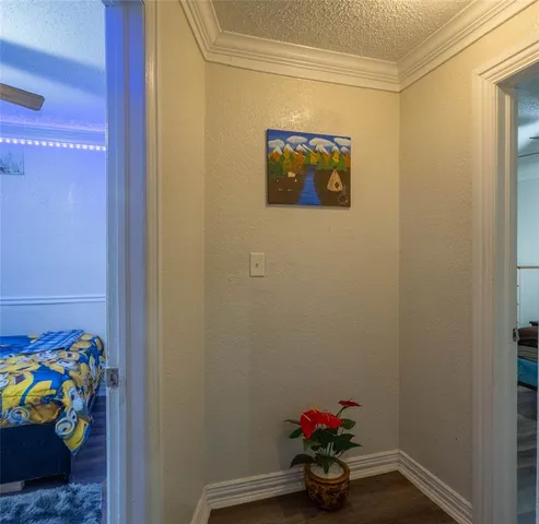 a room with toys and stairs