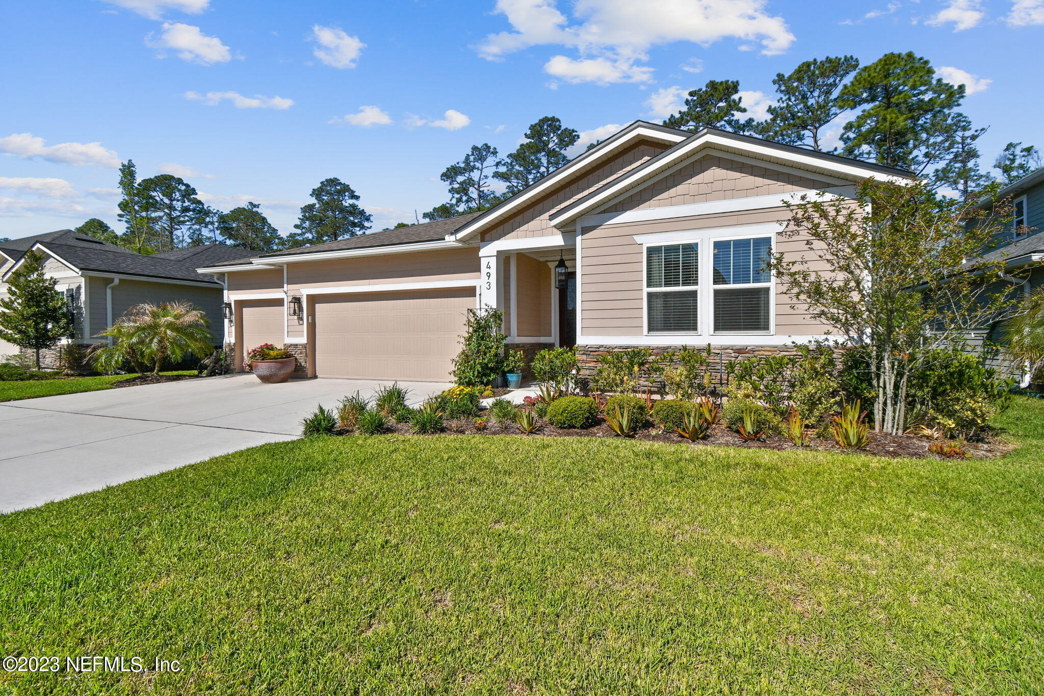 493 Rittburn Lane St. Johns, FL 32259 - Photo 3 of 53 Oversized Garage with Storage Area