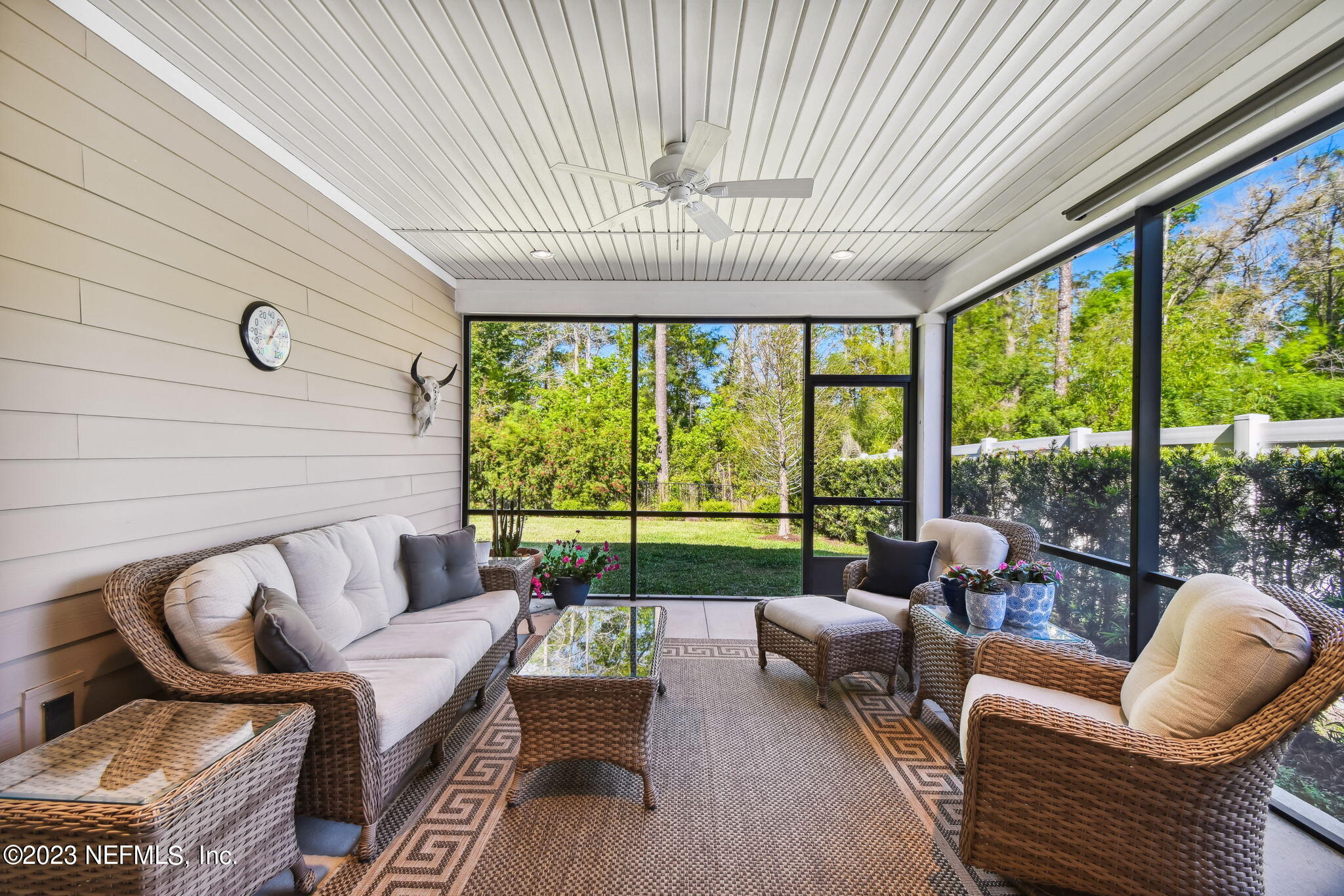 493 Rittburn Lane St. Johns, FL 32259 - Photo 39 of 53 Screened Lanai with Preserve Views