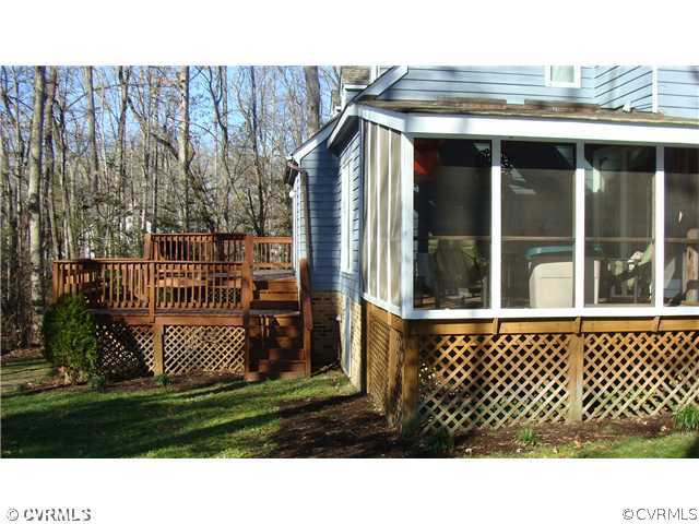13710 Harbourwood Road Midlothian, VA 23112 - Photo 23 of 24 Porch - The view of the screen porch and back deck